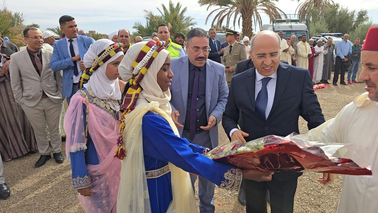 عامل إقليم تنغير يعطي الانطلاقة الرسمية لمشروع إنشاء محطة معالجة المياه بجماعة تودغى السفلى