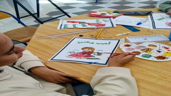 تنغير: دار الطالبة تنغير تنظم ورشة في الرسم احتفاء بالمسيرة الخضراء