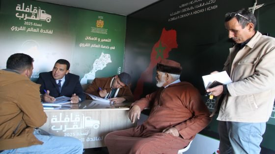 تنغير: قافلة التعمير تحط الرحال بآيت الفرسي والنيف لتعزيز المواكبة العمرانية بالعالم القروي