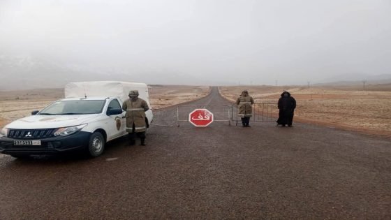 تنغير: السلطات المحلية تباشر إجراءات استباقية لتأمين المحاور الطرقية بسبب الثلوج